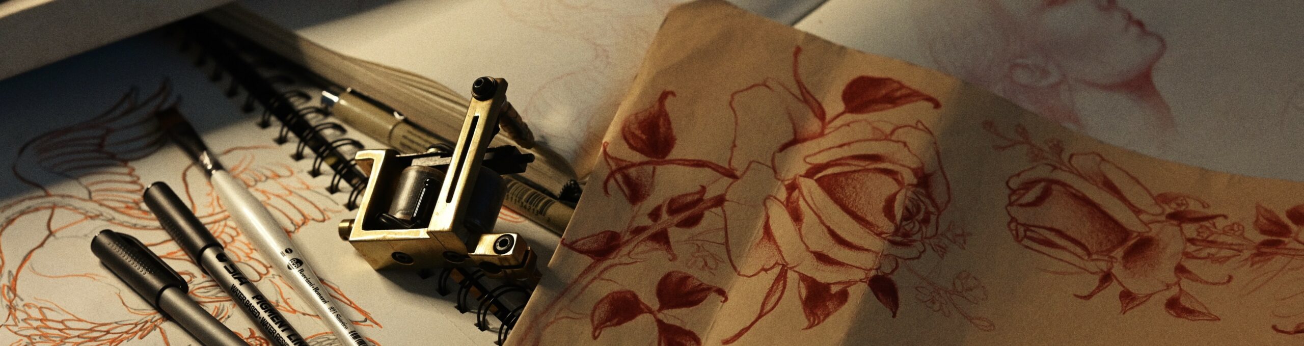 disegno tatuaggio di una rosa rose tattoo drawing